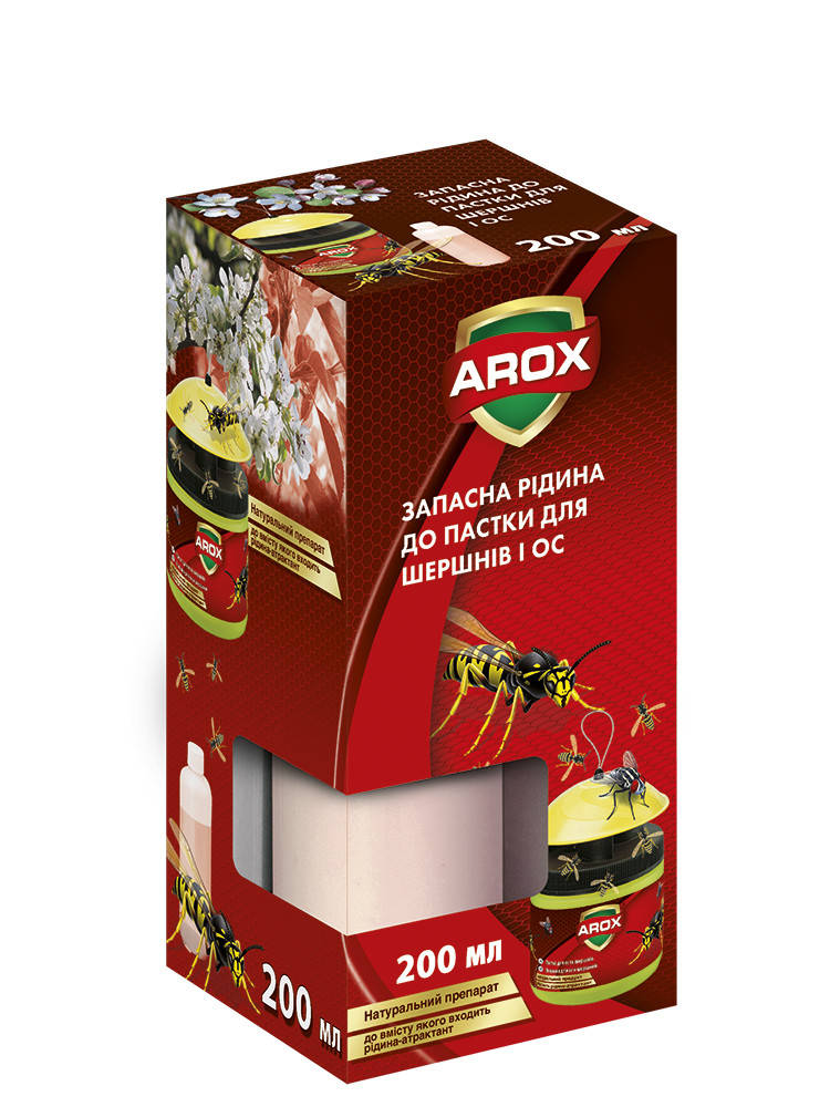 

Запасная жидкость в ловушку для ос, шершней и мух AROX