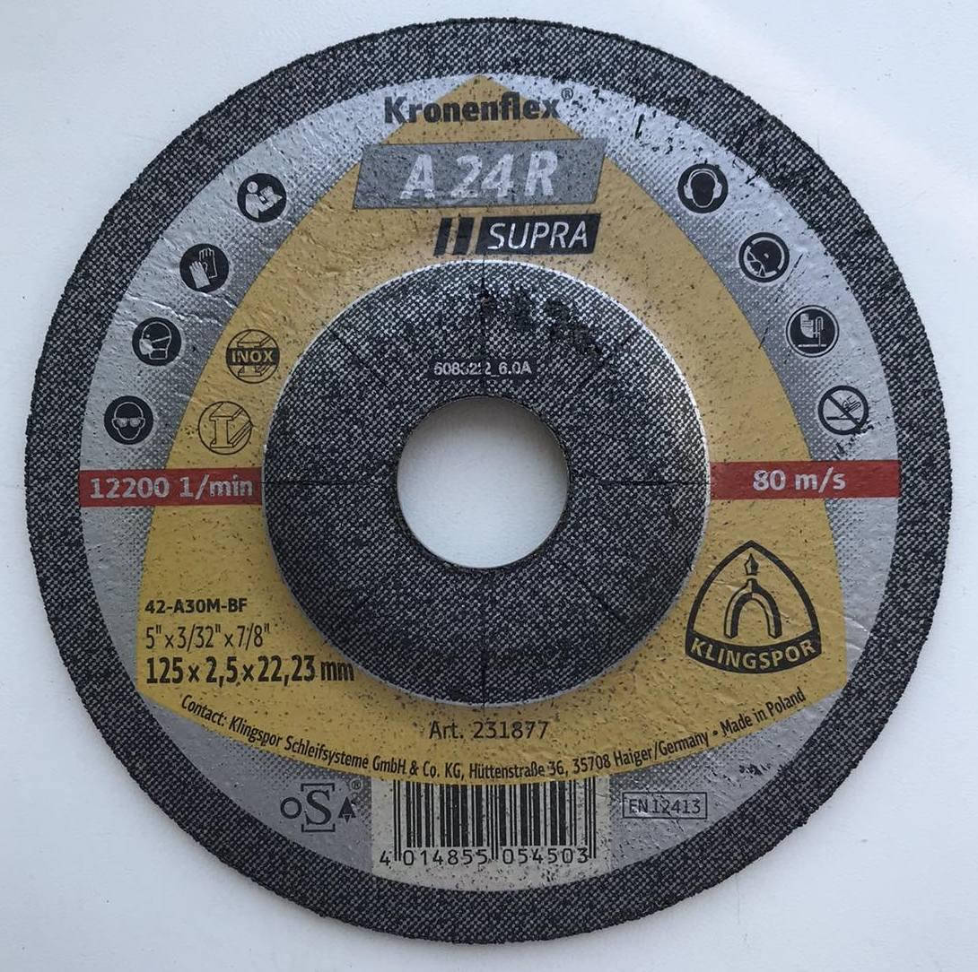 

Отрезной круг Kronenflex A 24 R Supra 125*2,5*22,23 для стали