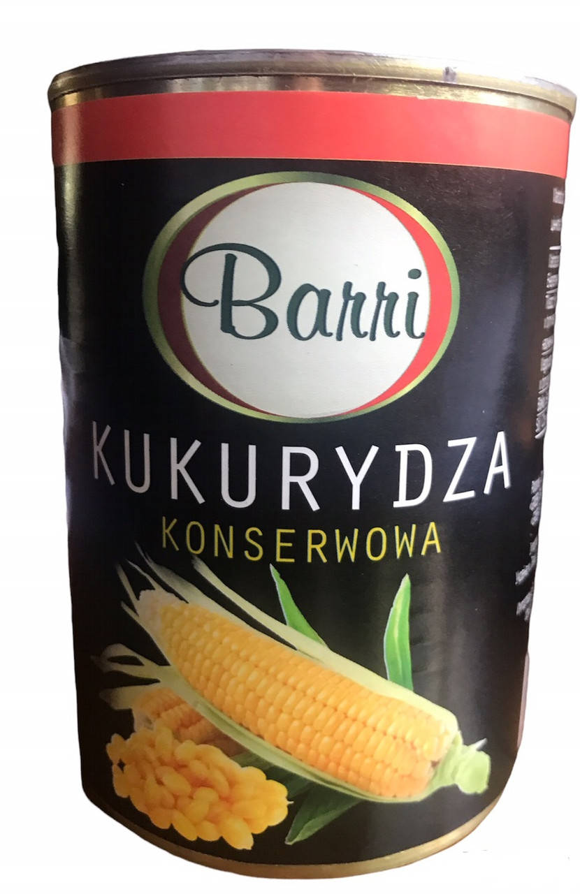 

Кукуруза консервированная сладкая Barry 400г Польша