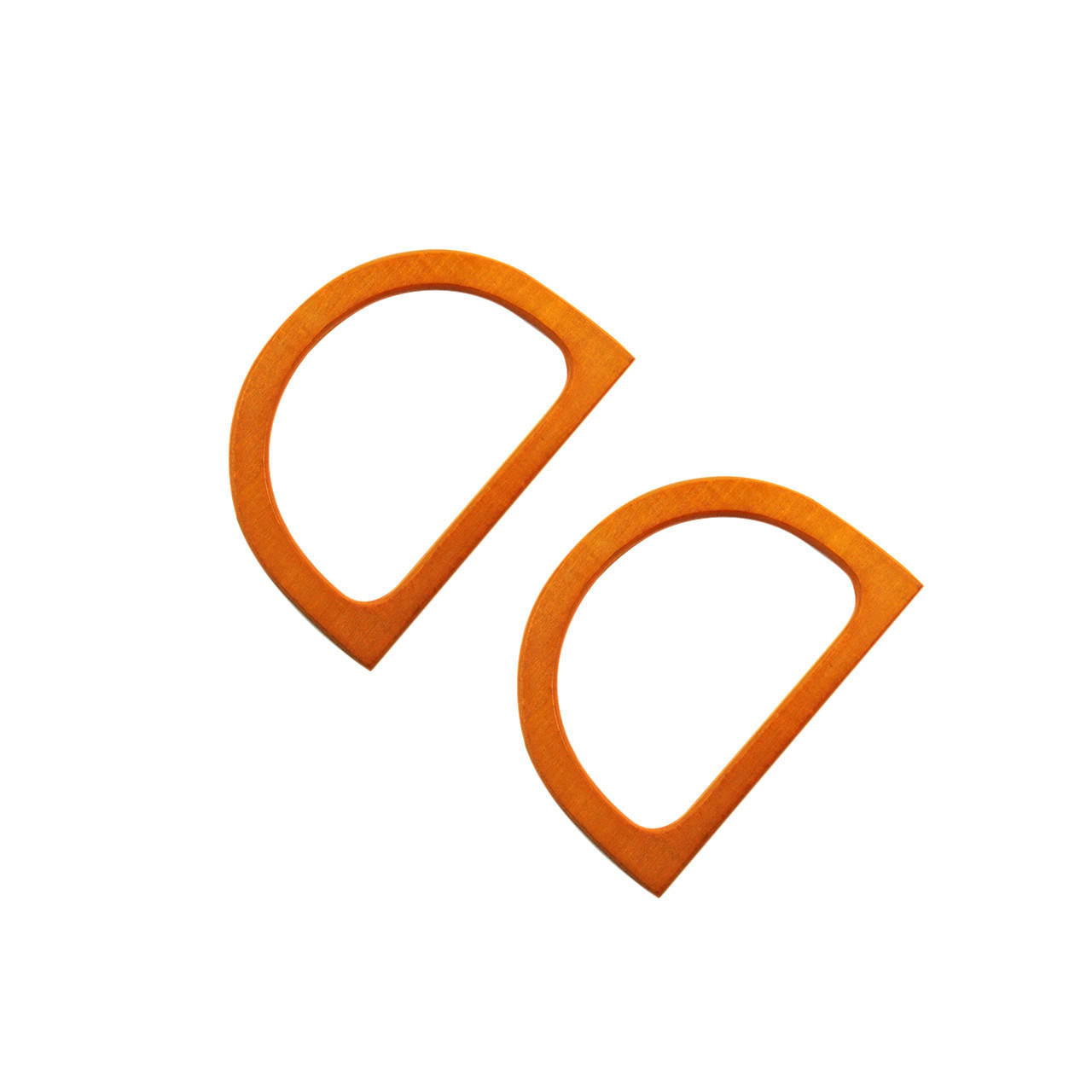 

Комплект ручек для сумки деревянных Полукруглых 12х8,5 см Красная Охра