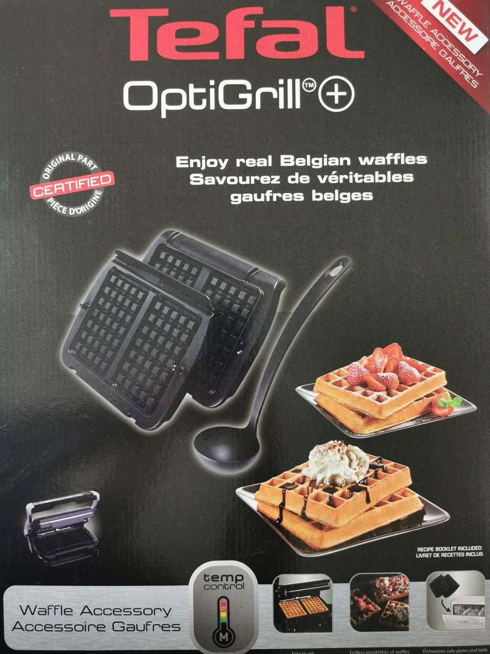 

Пластины для бельгийских вафель в электрогриль Tefal Optigrill+ (XA723899)