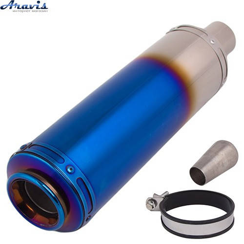 

Прямоточный глушитель мото НГ-0763-BL /d 2"