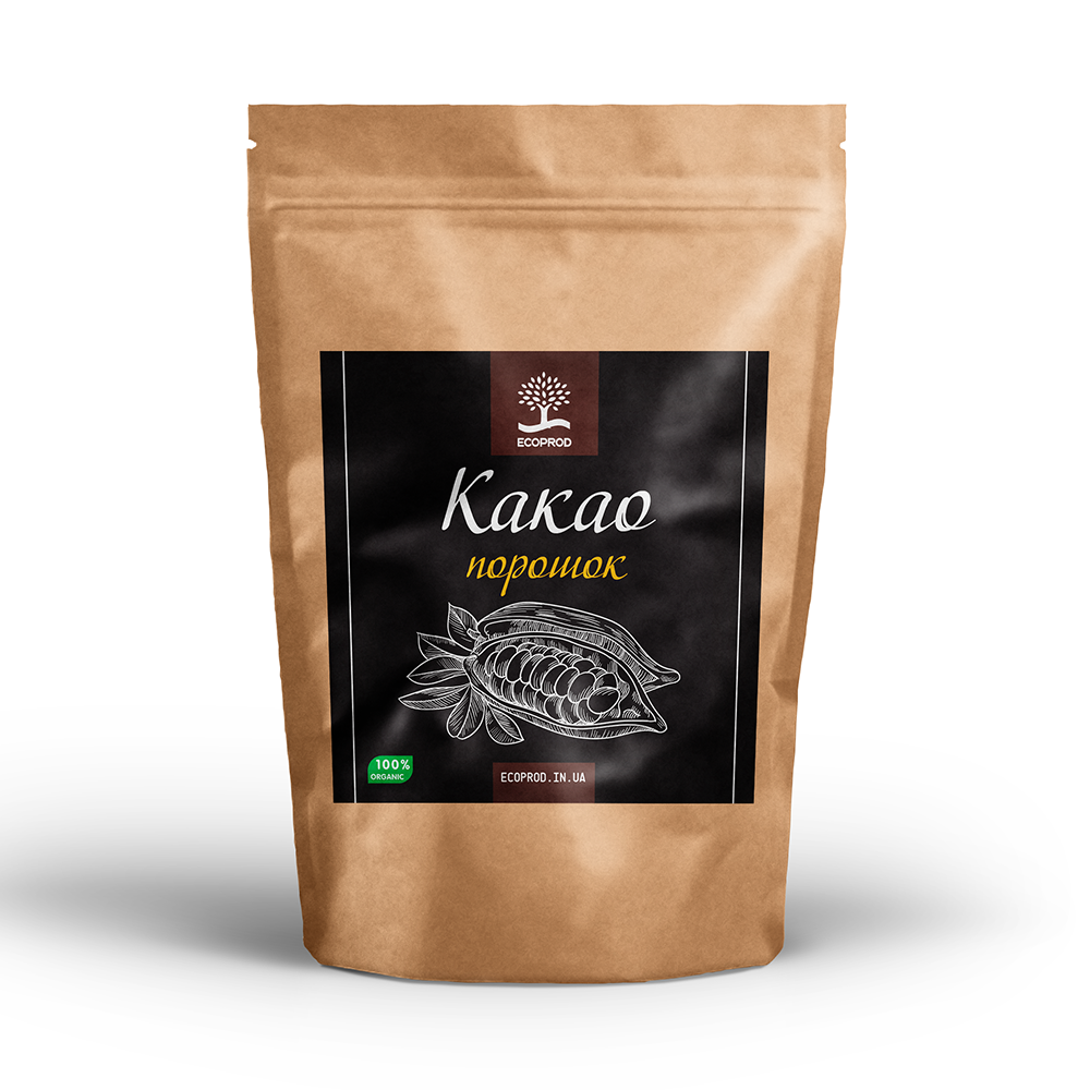 

Какао порошок натуральный, 10-12% - 500 гр