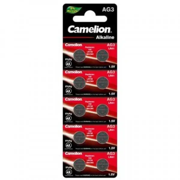 

Батарейка Camelion AG3/LR736/LR41/V3GA Multicolored