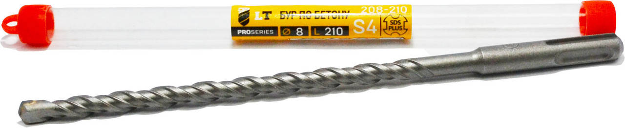 

Бур по бетону SDS-PLUS S4 Ø 8x210 мм