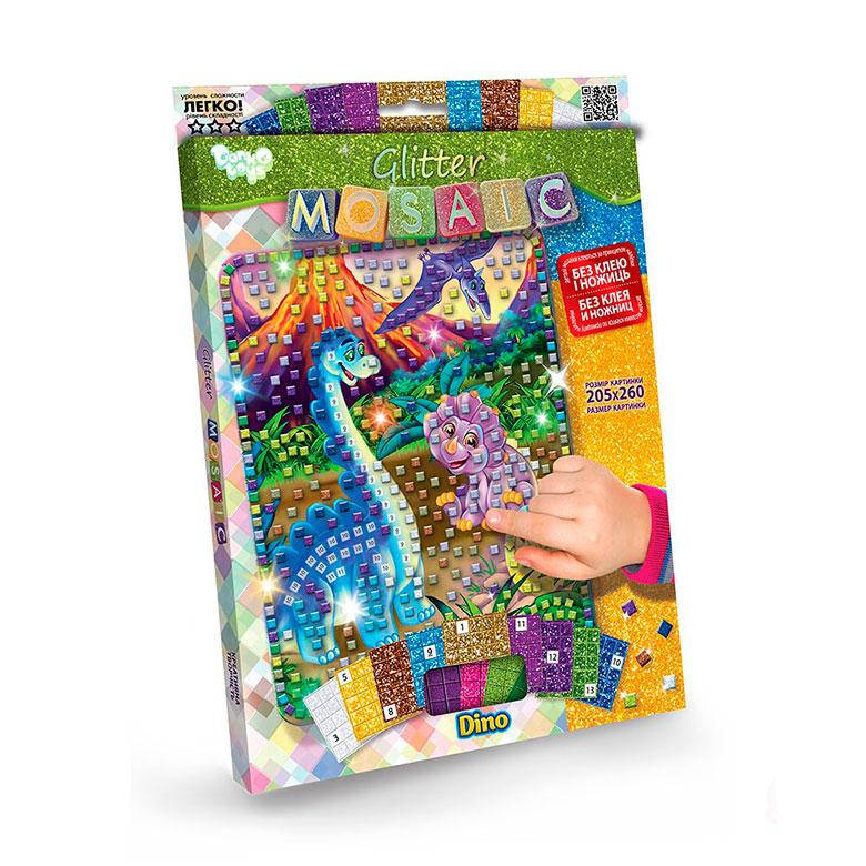 

Набор для творчества DankoToys DT БМ-03-01 Мозаика блестящая Glitter Mosaic