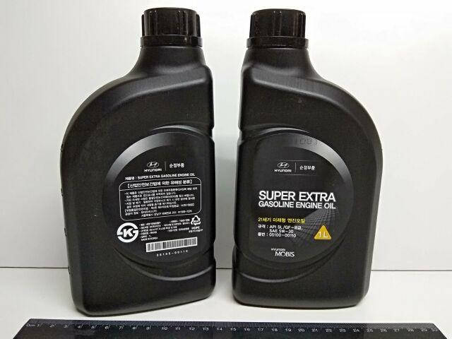 

Масло моторное 5W-30 синтетическое HYUNDAI Super Extra Gasoline 1л