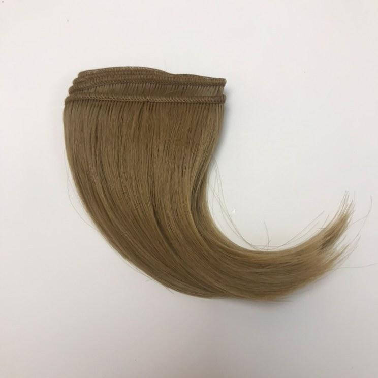 

Волосы для кукол прямые боб 10 см, 1 метр, русый