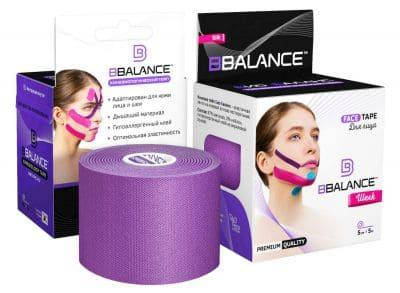 

Тейп для лица BB FACE TAPE 5 см × 5 м шелк фиолетовый