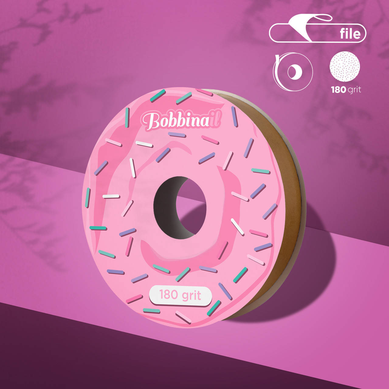 

Запасной блок файл-ленты для пластиковой катушки Bobbinail Staleks Pro, 180 грит