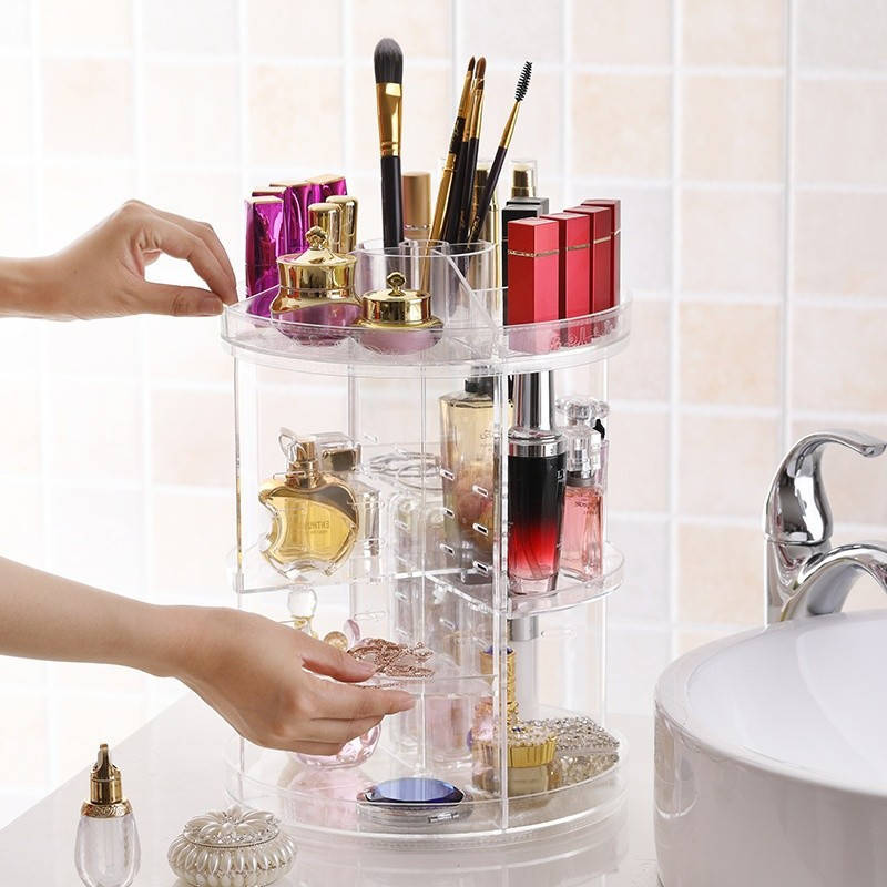

Органайзер для косметики 360° Rotation Cosmetic Organizer White