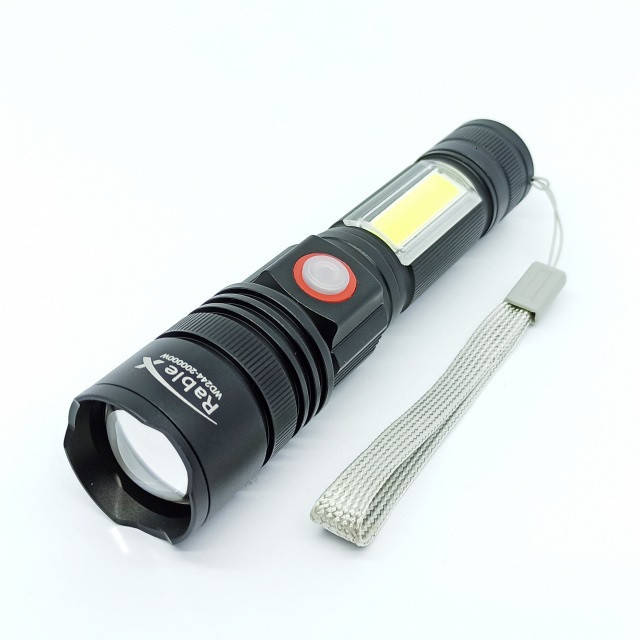 

Фонарик ручной аккумуляторный Rablex WD-244, Черный