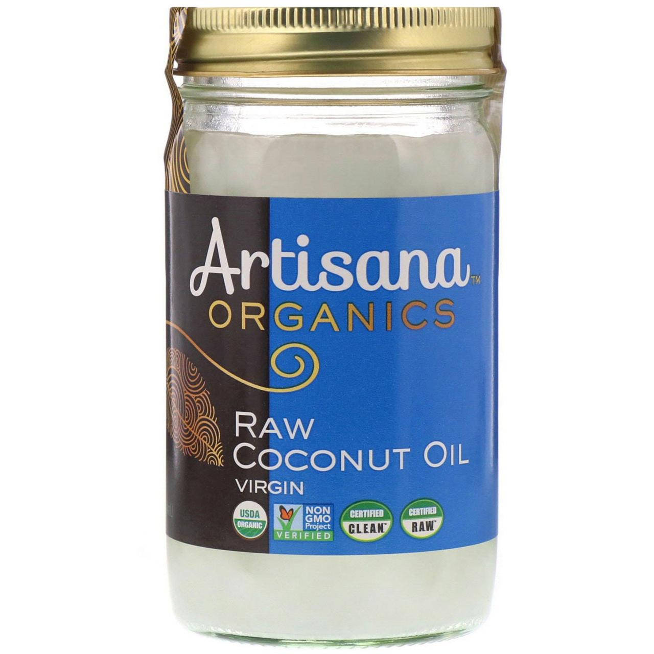 

Artisana, Organics, сырое кокосовое масло, первого отжима, 414 г (14 унций)