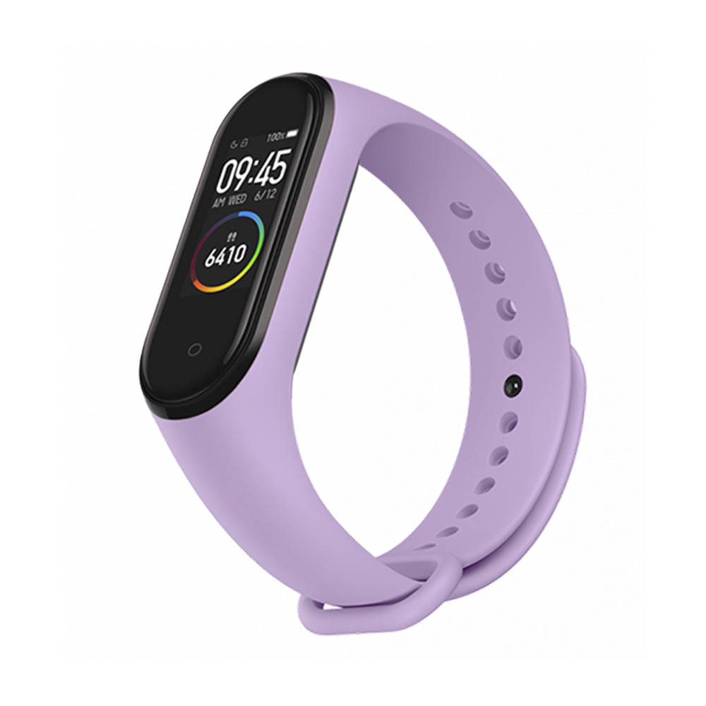 

Ремешок к браслету Mi Band 4 3 силиконовый Лиловый