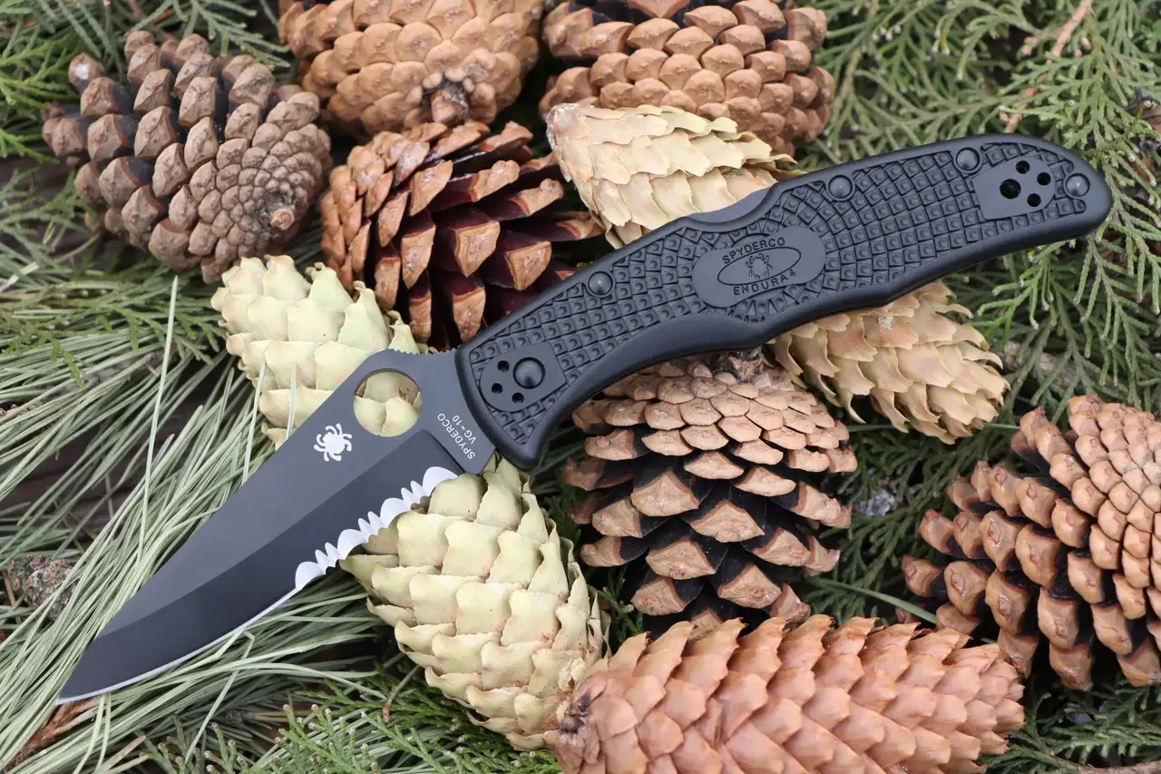 

Нож Spyderco Endura 4 Tactical C10PSBBK - china, Черный