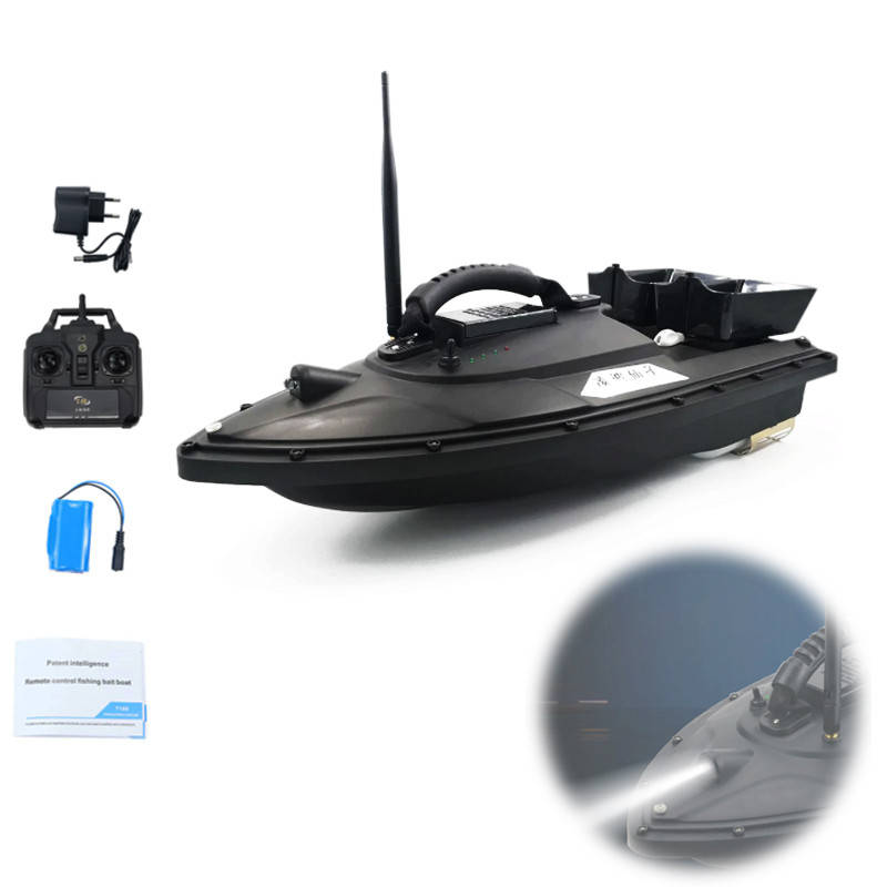 

Прикормочный кораблик Lingboxianzi T188 1.5кг 500м, черный