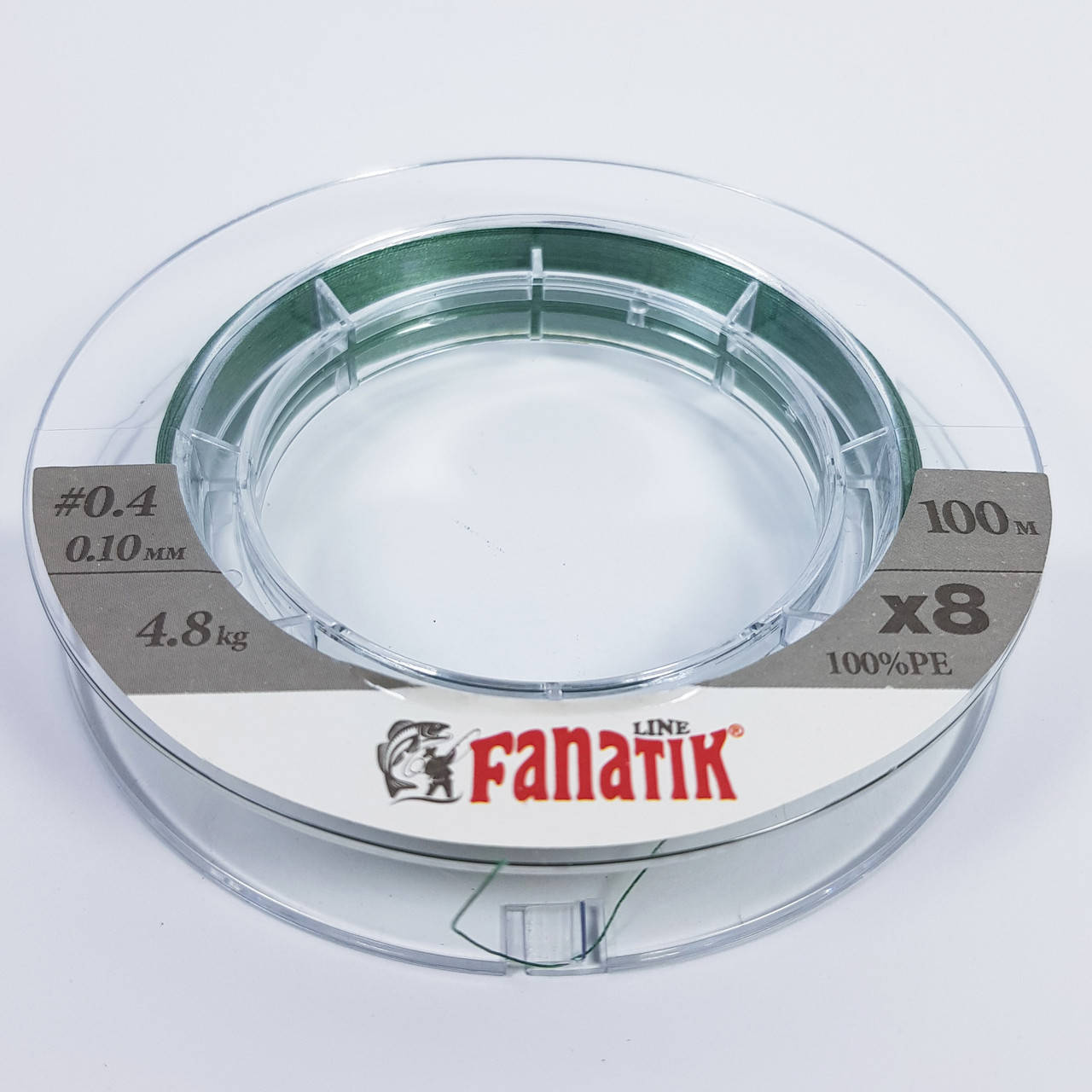 

Леска плетенка Fanatik Super Jig PE X8 0.10мм 100м, Зелёный