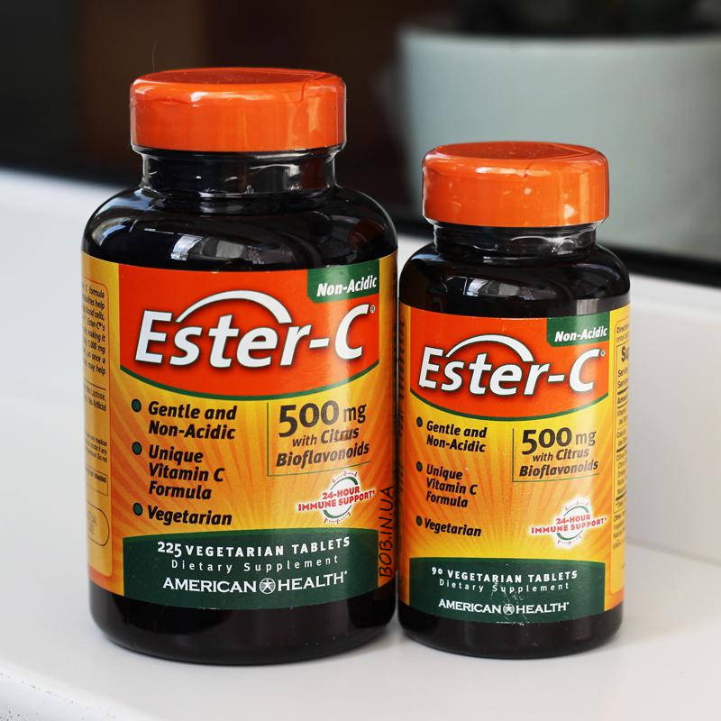 

Витамин C Ester-C 500 мг, American Health, с цитрусовыми биофлавоноидами, 225 таблеток