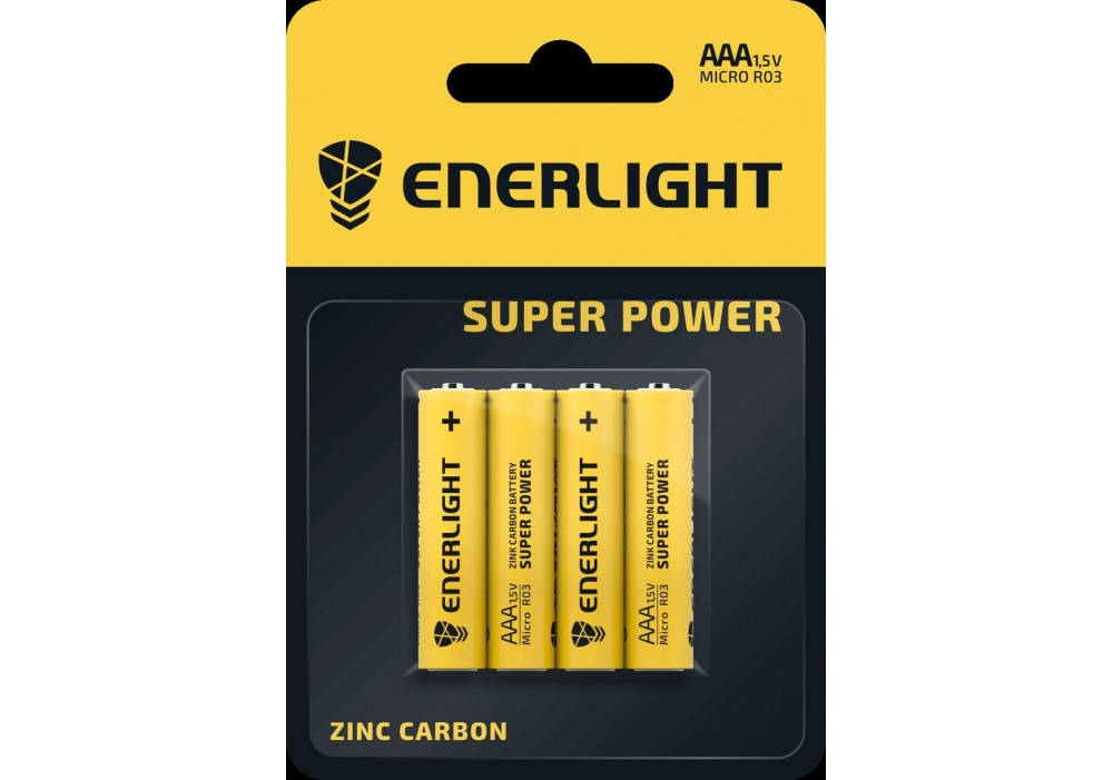 

Батарейка ENERLIGHT SUPER Power AAA/R03 (C4)