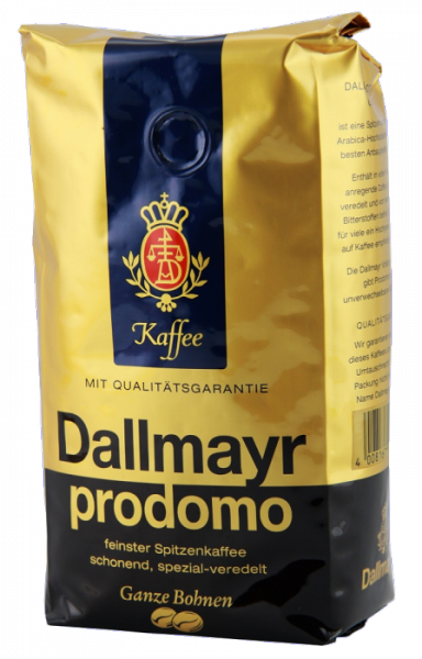 

Немецкий кофе в зернах Dallmayr Prodomo 100% Арабика, 500г