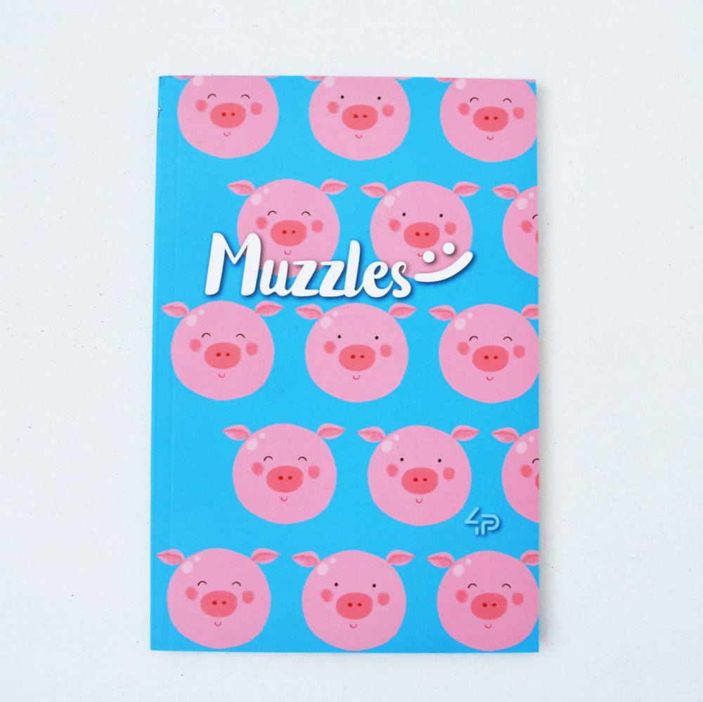 

Блокнот А6 с цветными листами Profi Muzzles 80 страниц арт.902026