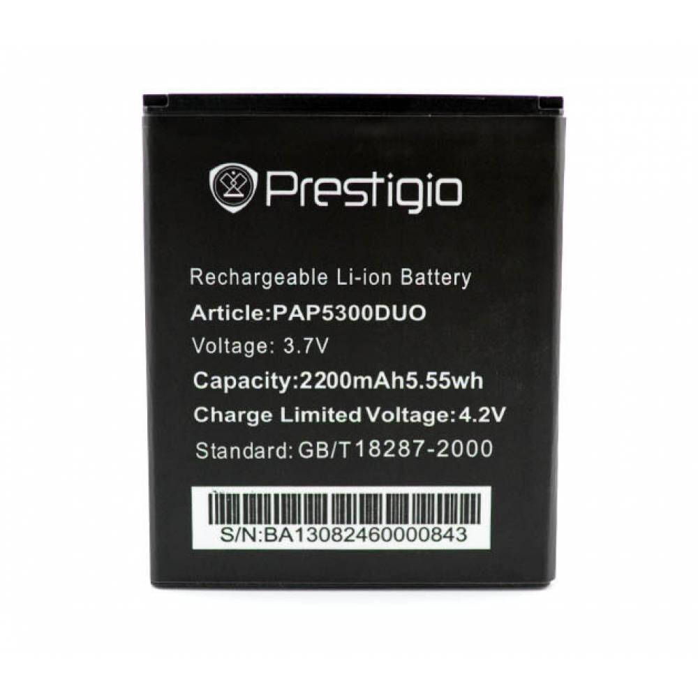 

Батарея Prestigio РАР 5300 (2800 mAh) (аккумулятор на Престижио РАР 5300)