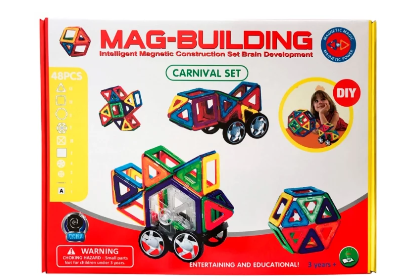 

Магнитный конструктор Mag Building 48 деталей