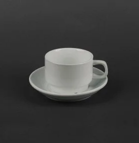 

Набор Helios для капучино Чашка 200 мл и блюдце (HR1301), Белый