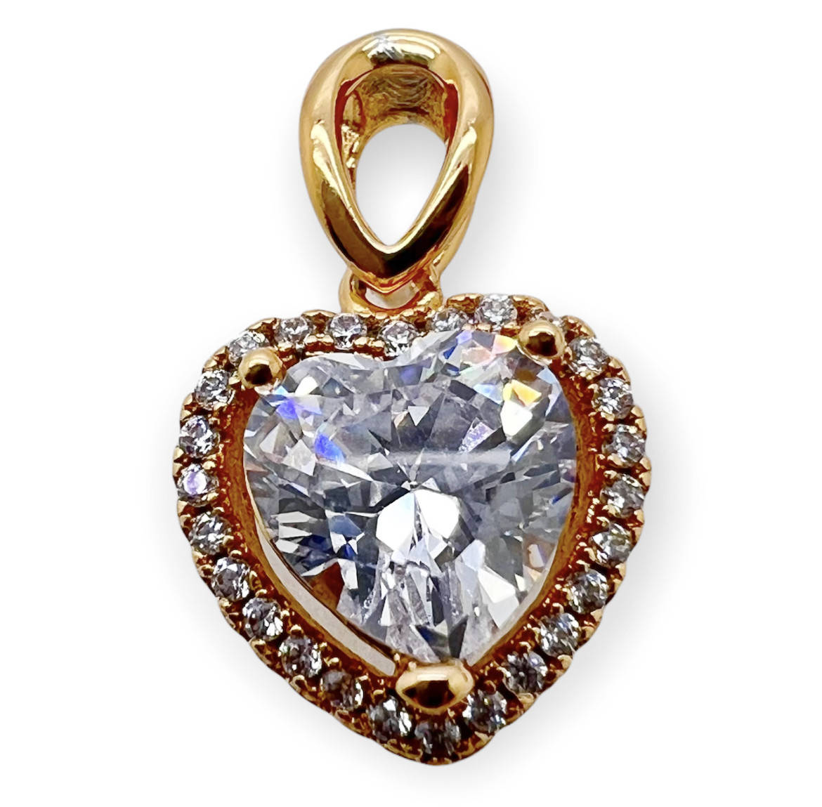 

Кулон Сердце xuping. 18 k