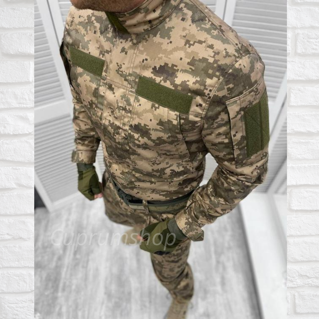 

Мужской костюм пиксель Робочий летний костюм грета мультикам