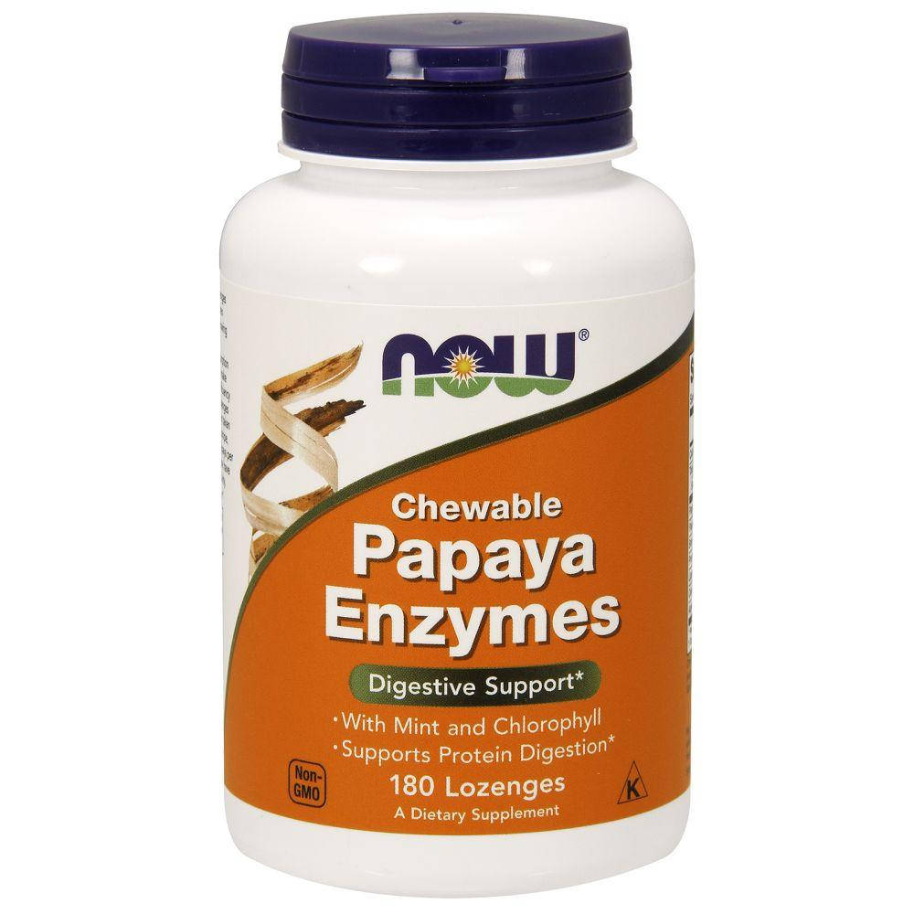 

NOW Foods Papaya Enzymes 180 таблеток