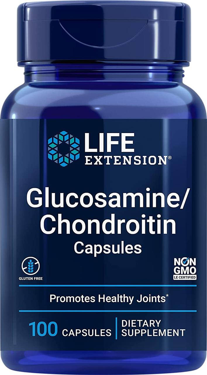 

Life Extension Glucosamine Chondroitin / Глюкозамин и хондроитин 100 капсул