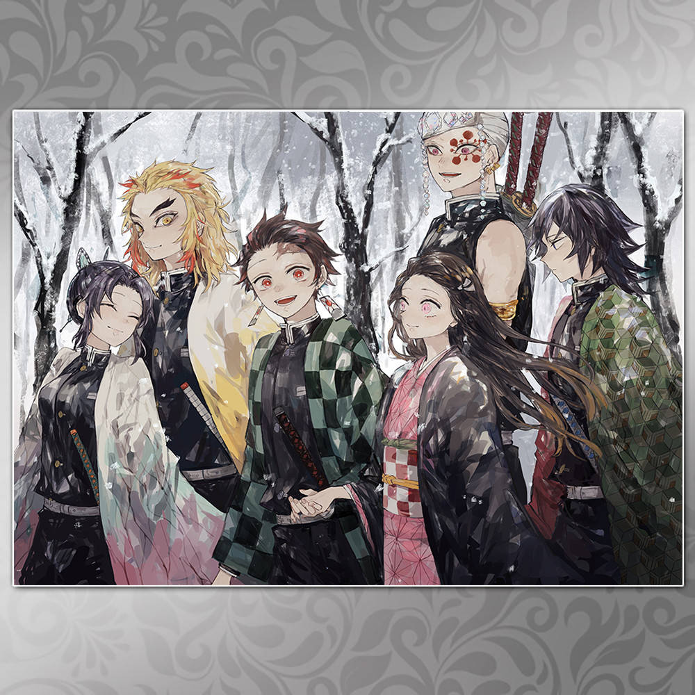 

Плакат Аниме Kimetsu no Yaiba 010
