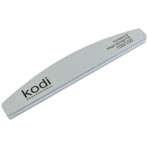 

Пилка-баф для ногтей Kodi Professional № 154 (серая) 100/100, полумесяц