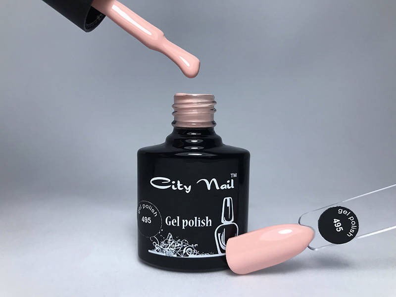 

Гель-лак персиковый CityNail 495