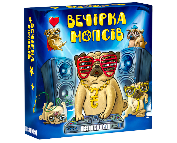 

Настільна гра Вечірка мопсів (Вечеринка мопсов)