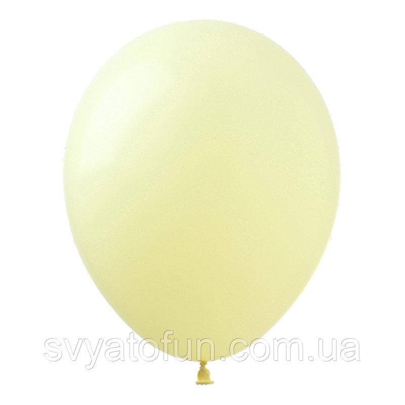 

Латексные воздушные шарики 12" Macaron Yellow (желтый) 20шт/уп Kalisan