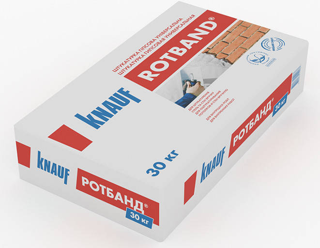 

Штукатурка Ротбанд Knauf 30кг (пал.40шт), Белый
