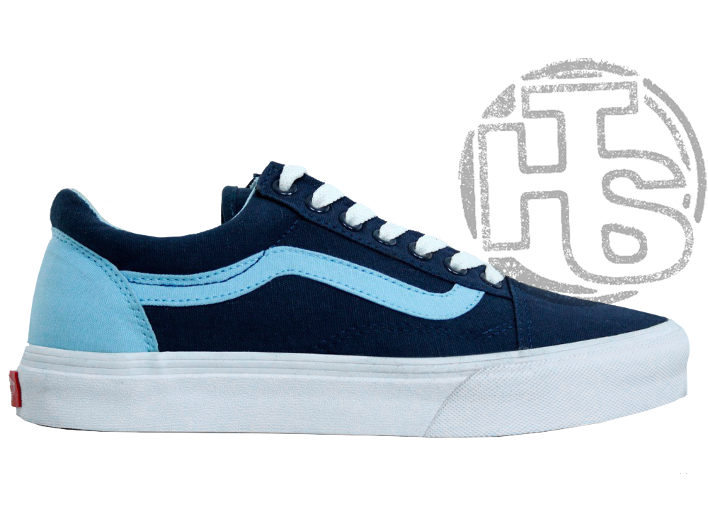 

Мужские кеды Vans Old Skool T&C Dress Blues/Captain's Blue, Синий