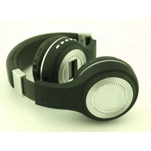 

Наушники беспроводные bluetooth microSD FM MP3 MHZ 471 Black, Черный