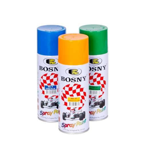 

Аэрозольная автоэмаль (акрил) BOSNY 4 Flat black 0.4мл