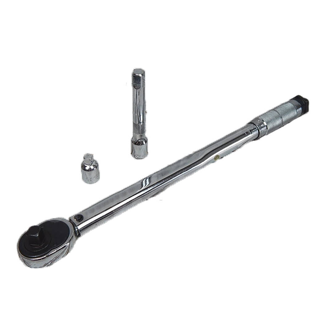 

Динамометрический ключ (1/2", 28-210 Н*м) MIOL 58-322 с удлинителем и переходником