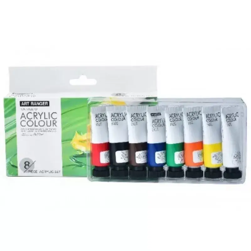 

Краски акриловые Art ranger набор 8цв. по 22мл 0822-R, Разные цвета