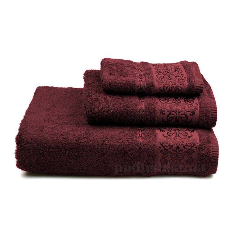 

Полотенце махровое Home line Bamboo 500 бордовое 50х90 см