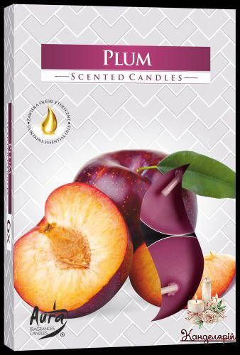 

Свечи чайные ароматические (таблетки) Plum, Белый