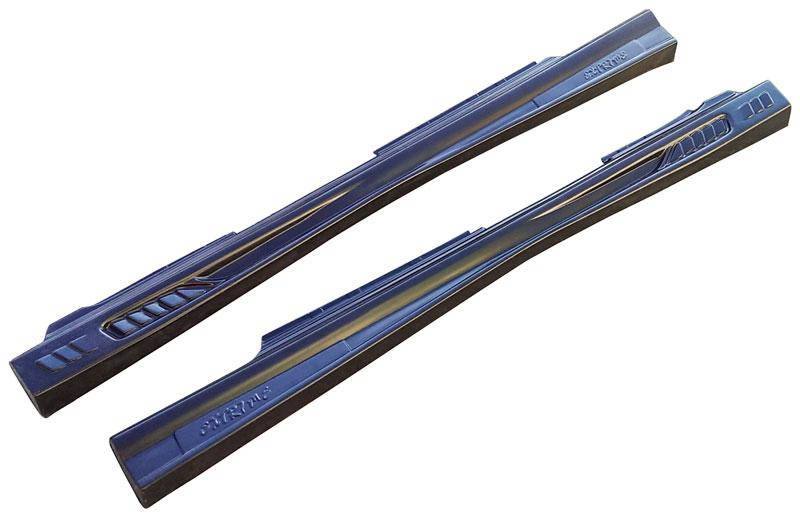 

Накладки на пороги Daewoo Lanos Extrime (под покраску), Черный