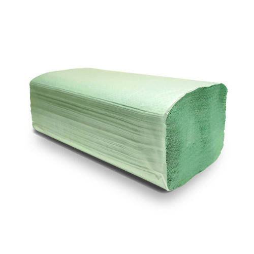 

Бумажные полотенца (салфетка) вкладыш ZZ зеленые 180 листов, Зелёный