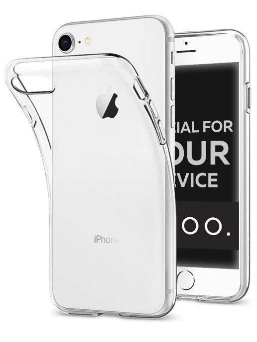 

Прозрачный чехол для IPhone 8 \ Силиконовый прозрачный чехол для IPhone 8 (бампер прозрачный)