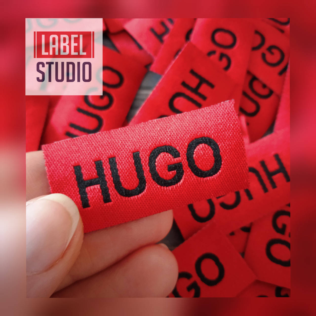 

Нашивки HUGO 20*40 мм
