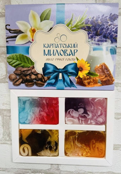 

Набір натуральних мил "Карпатський миловар" 6 мыло ручной работы